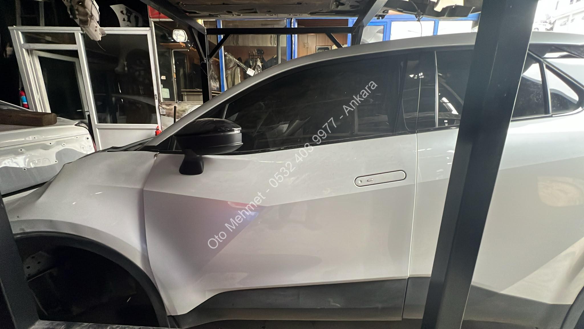 Toyota CHR Çıkma 2022-2025 Sol Ön Kapı Beyaz Hatasız-02