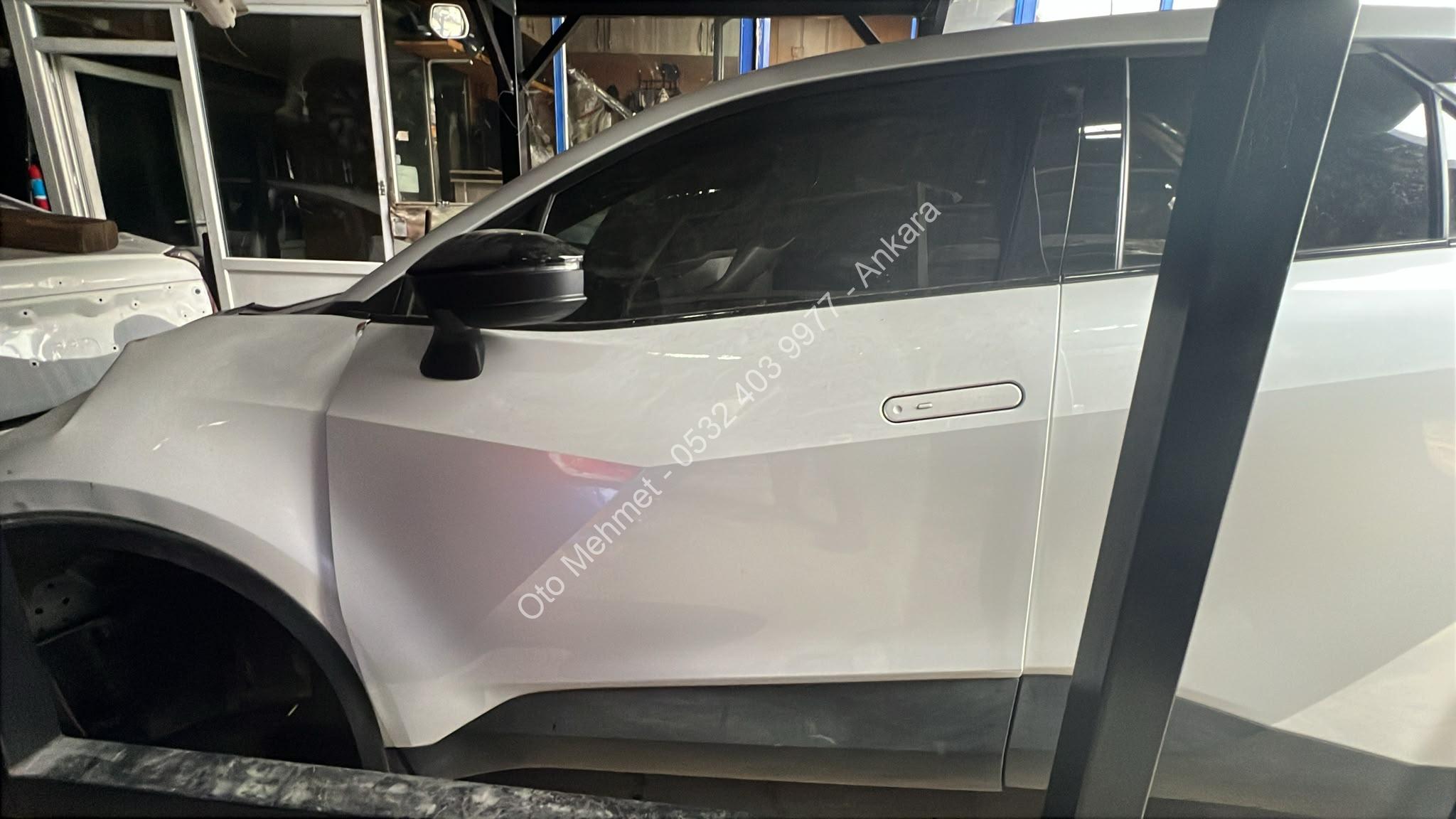 Toyota CHR Çıkma 2022-2025 Sol Ön Kapı Beyaz Hatasız